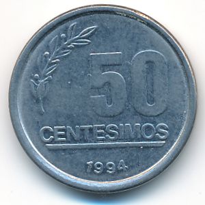 Уругвай, 50 сентесимо (1994 г.)