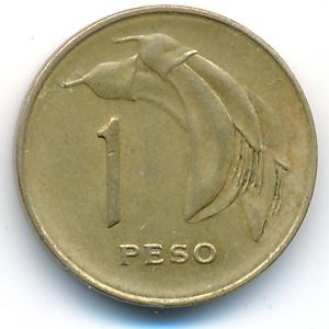 Uruguay, 1 peso, 1969