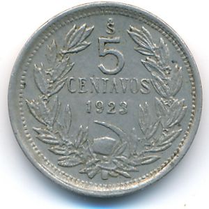 Чили, 5 сентаво (1923 г.)