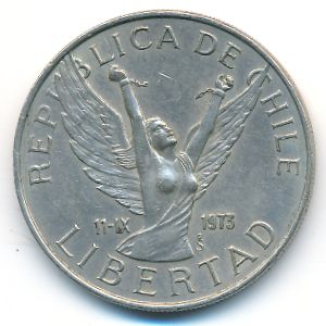 Chile, 10 pesos, 1977