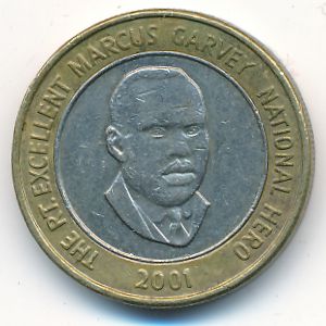 Ямайка, 20 долларов (2001 г.)