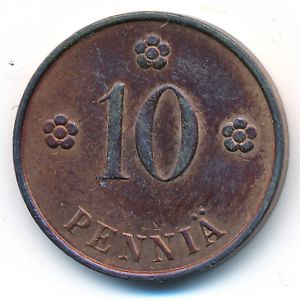 Финляндия, 10 пенни (1937 г.)