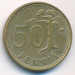 Финляндия, 50 пенни (1971 г.)