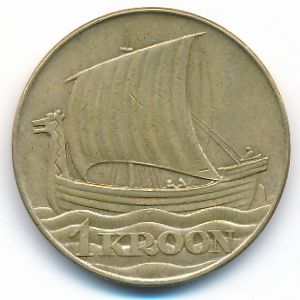 Эстония, 1 крона (1934 г.)