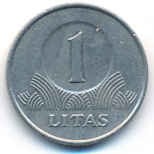 Литва, 1 лит (2001 г.)