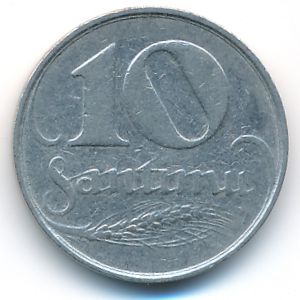 Латвия, 10 сантим (1922 г.)