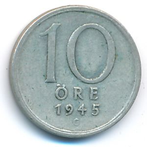 Швеция, 10 эре (1945 г.)