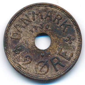 Дания, 2 эре (1938 г.)