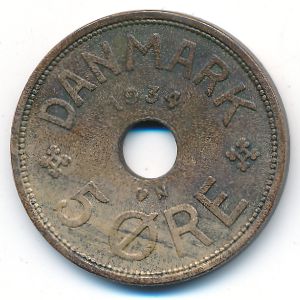 Дания, 5 эре (1934 г.)