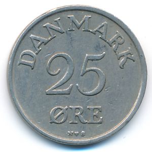 Дания, 25 эре (1954 г.)