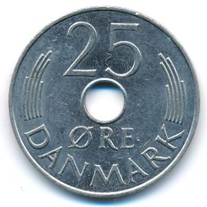 Дания, 25 эре (1986 г.)