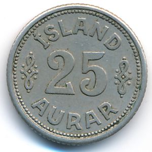 Исландия, 25 эйре (1940 г.)