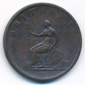 Великобритания, 1/2 пенни (1806 г.)