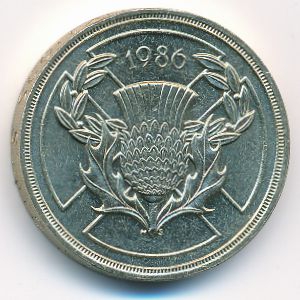 Великобритания, 2 фунта (1986 г.)