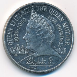 Великобритания, 5 фунтов (2000 г.)