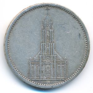 Третий Рейх, 5 рейхсмарок (1934 г.)