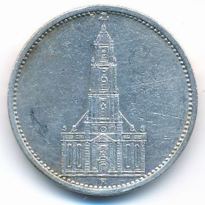 Третий Рейх, 5 рейхсмарок (1935 г.)