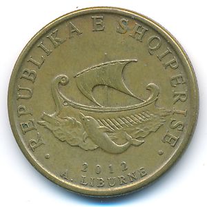 Албания, 20 лек (2012 г.)