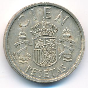 Spain, 100 pesetas, 1984