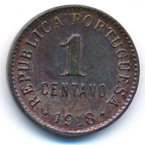 Португалия, 1 сентаво (1918 г.)