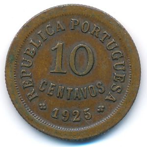 Португалия, 10 сентаво (1925 г.)