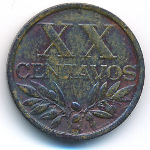 Португалия, 20 сентаво (1965 г.)