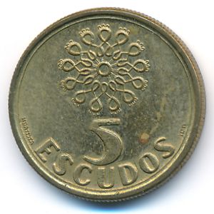 Portugal, 5 escudos, 1999