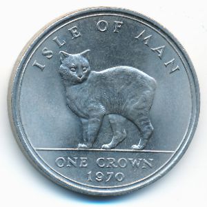 Остров Мэн, 1 крона (1970 г.)