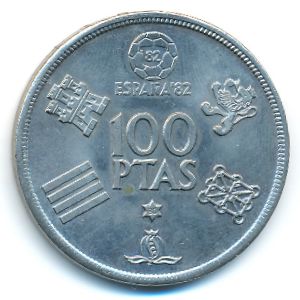 Испания, 100 песет (1980 г.)