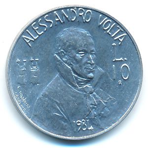 Сан-Марино, 10 лир (1984 г.)