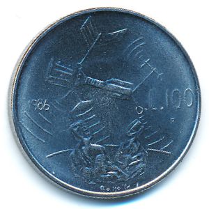 Сан-Марино, 100 лир (1986 г.)