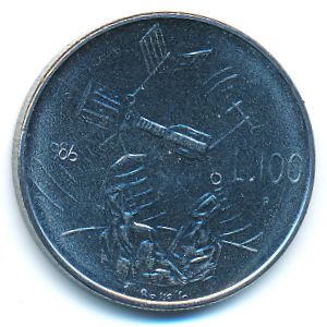 Сан-Марино, 100 лир (1986 г.)