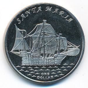 Острова Гилберта., 1 доллар (2016 г.)