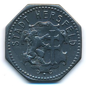 Херсфельд., 5 пфеннигов (1918 г.)