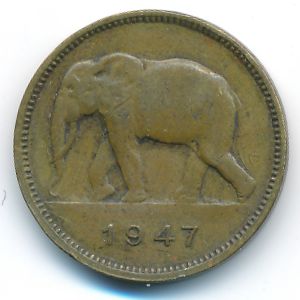 Бельгийское Конго, 2 франка (1947 г.)