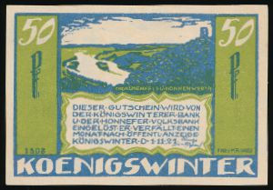 Нотгельды Германии, 50 пфеннигов (1921 г.)