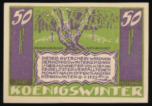 Нотгельды Германии, 50 пфеннигов (1921 г.)