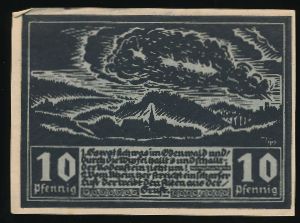 Нотгельды Германии, 10 пфеннигов (1921 г.)