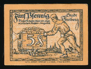 Нотгельды Германии, 5 пфеннигов (1921 г.)