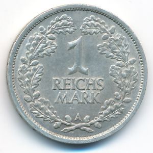 Веймарская республика, 1 рейхсмарка (1925 г.)