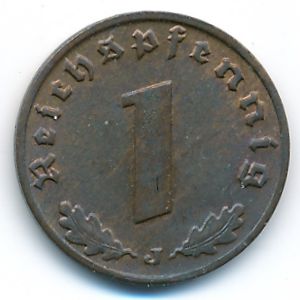 Третий Рейх, 1 рейхспфенниг (1940 г.)