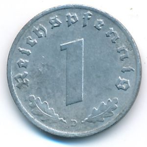 Третий Рейх, 1 рейхспфенниг (1941 г.)