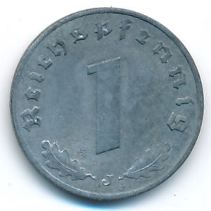 Nazi Germany, 1 reichspfennig, 1941