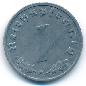 Третий Рейх, 1 рейхспфенниг (1942 г.)