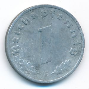 Третий Рейх, 1 рейхспфенниг (1943 г.)