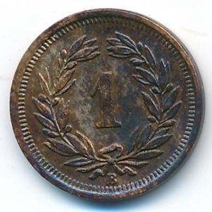 Швейцария, 1 раппен (1912 г.)