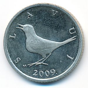 Хорватия, 1 куна (2009 г.)