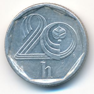Чехия, 20 гелеров (1997 г.)