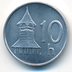Словакия, 10 гелеров (2001 г.)