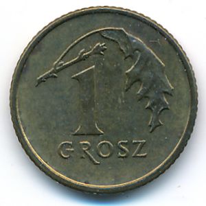 Польша, 1 грош (2011 г.)